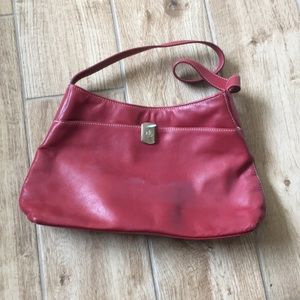 Used red purse